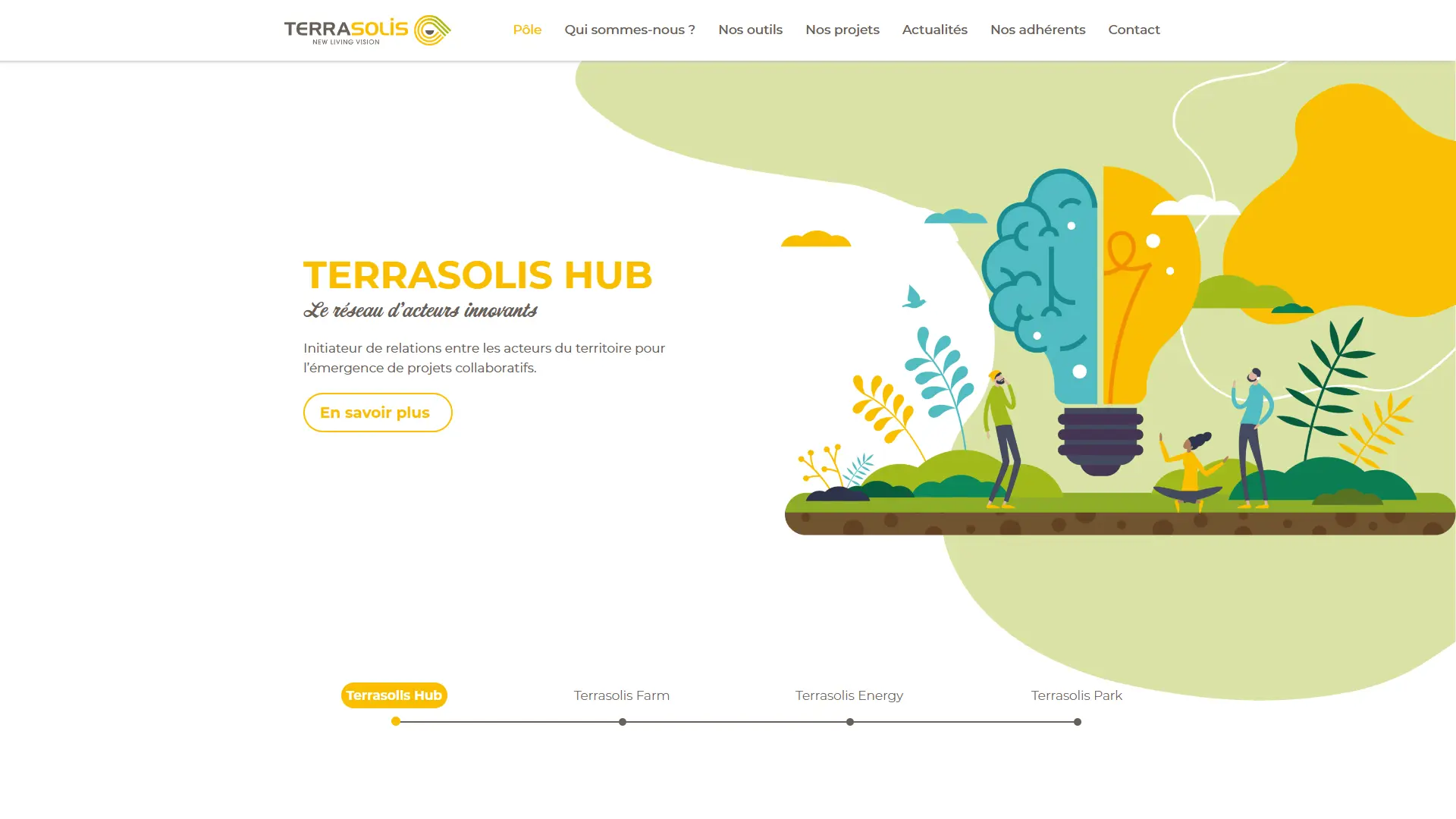 Site Terrasolis créé par Hugo Duterque