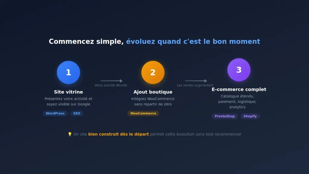 Site vitrine ou site e-commerce : le guide pour faire le bon choix