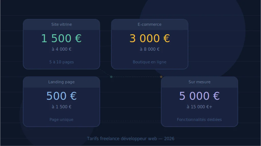 Prix d&rsquo;un site internet en 2026 : les vrais tarifs selon votre projet